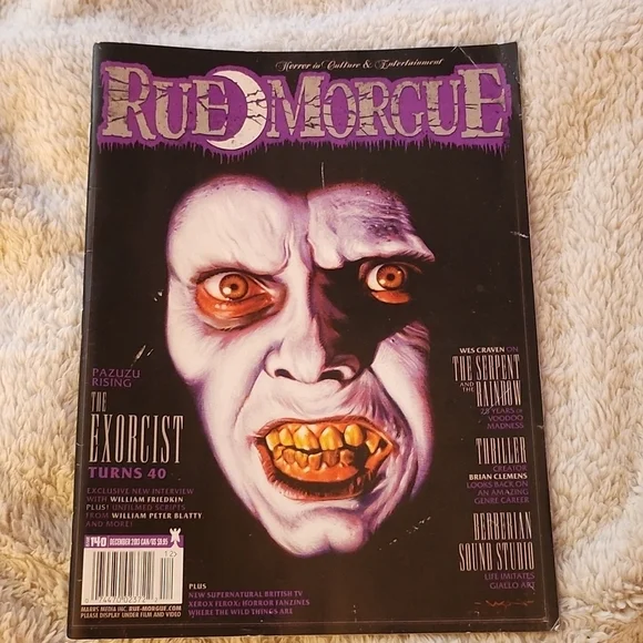 Rue Morgue's The Exorcist Turns 40 Issue #140 Magazine - Picture 4 of 13